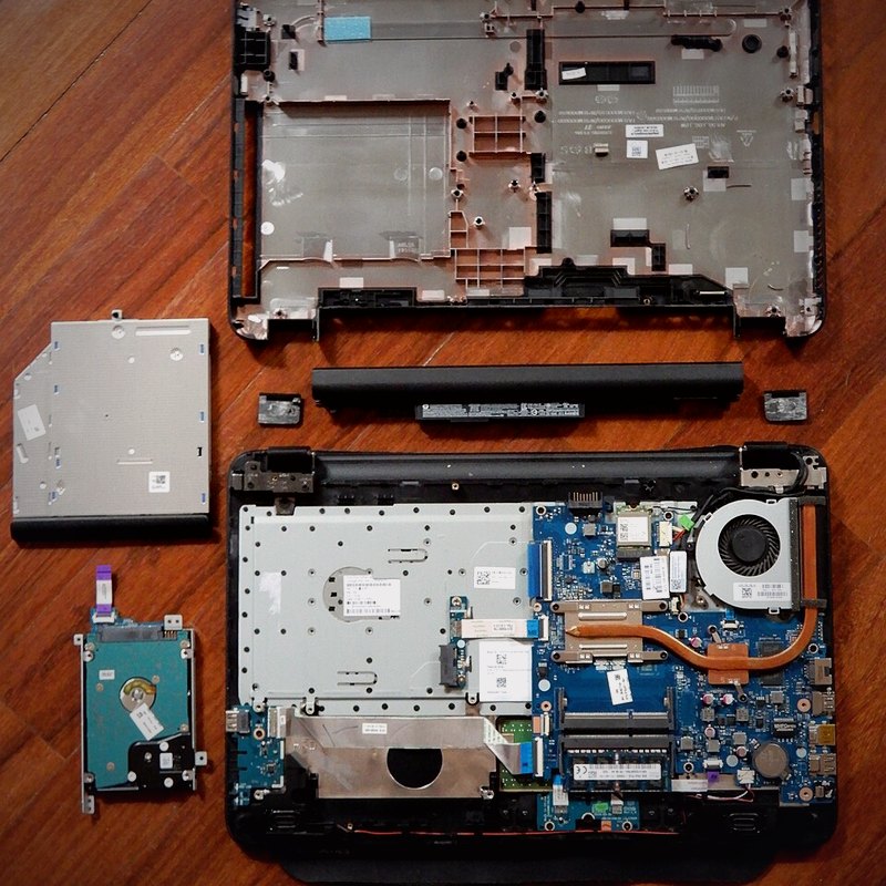Notebook-Wartung